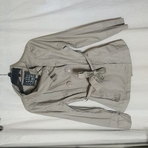 Khaki double breasted jacket sz. L.  NWT